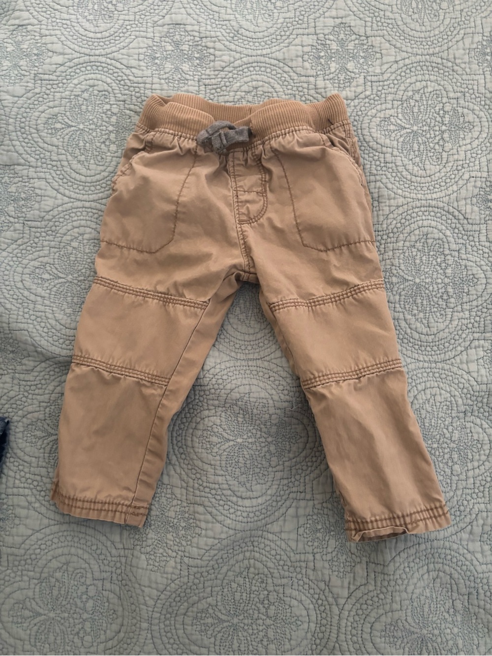 Carters Baby Tan Stretch Twill Jogger Pants - Unbranded